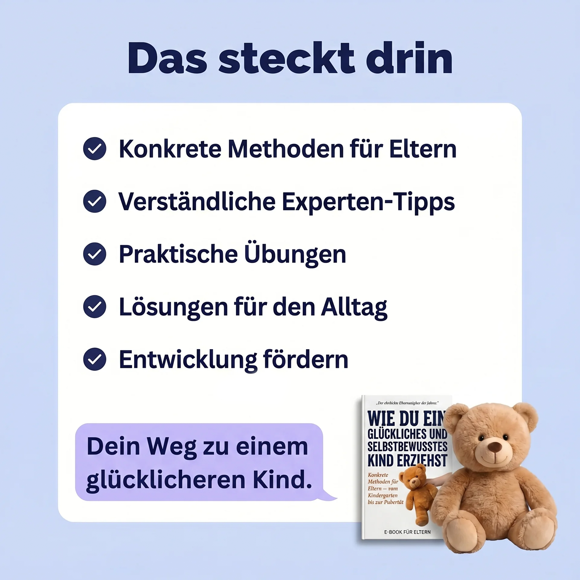 Wie du ein glückliches und selbstbewusstes Kind erziehst (E-Book)